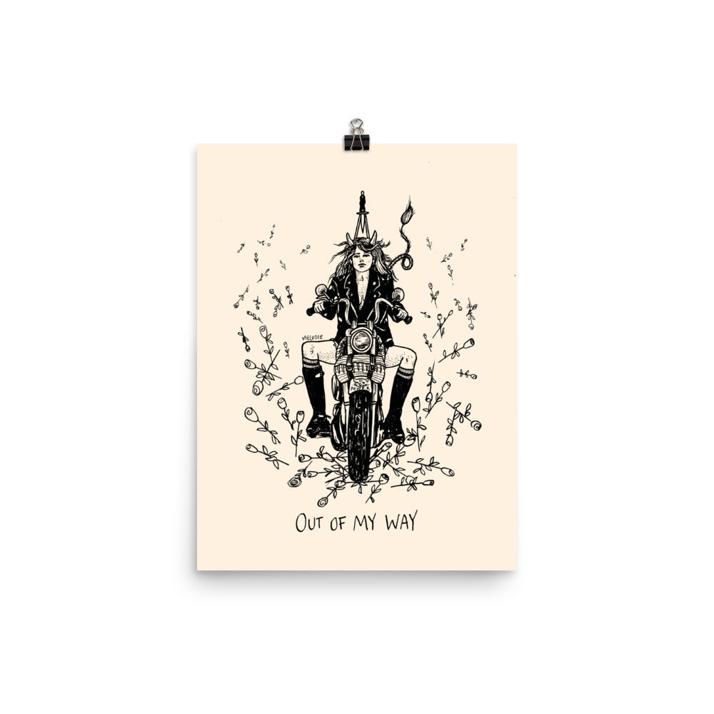 " Out of my way " Poster