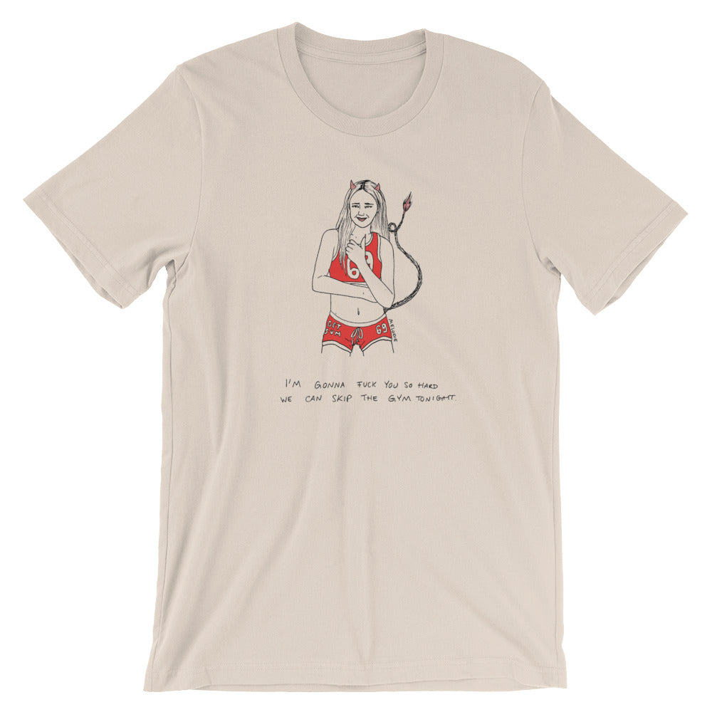 " Skip The Gym " Short-Sleeve Unisex T-Shirt