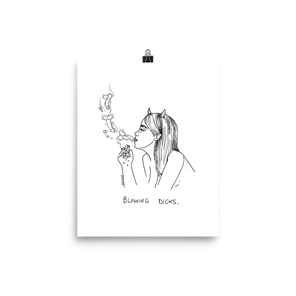" Blowing Dicks " Print / Poster