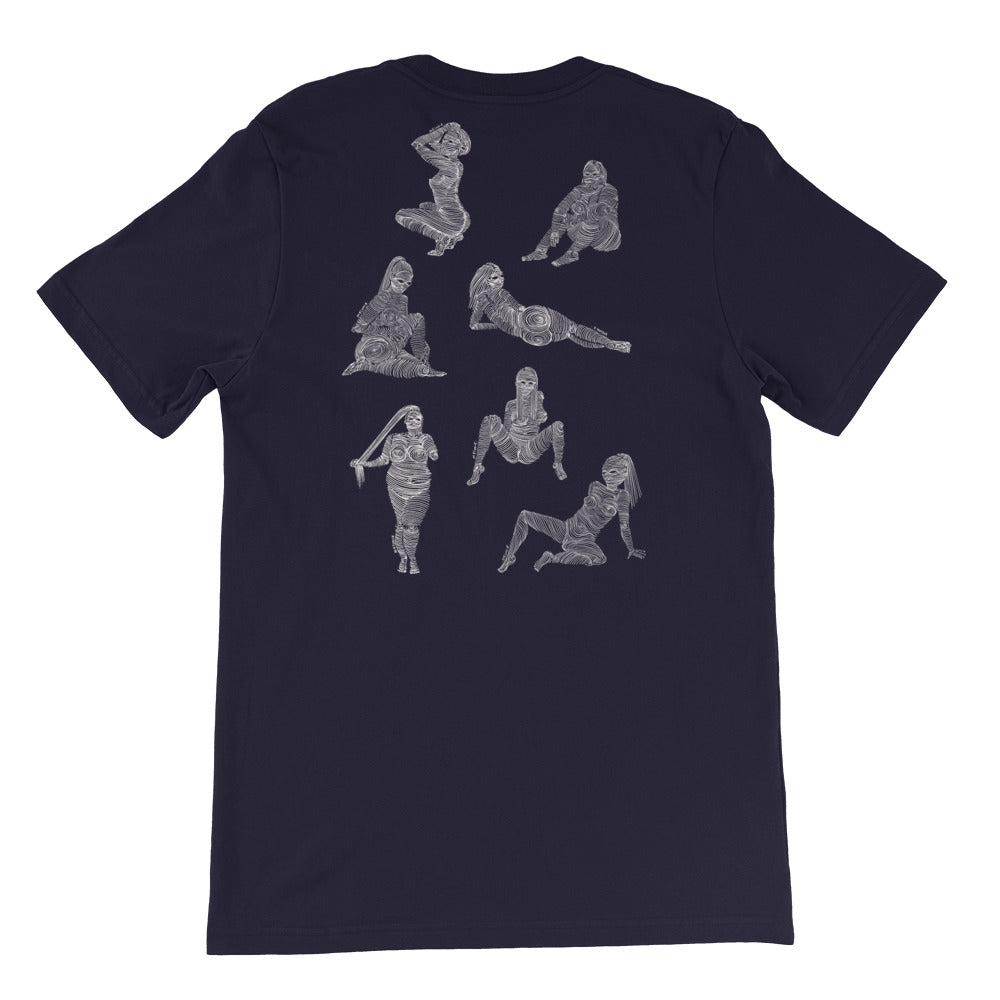 " 2/7 Deadly sins " Front and back Print Dark Short-Sleeve Unisex T-Shirt