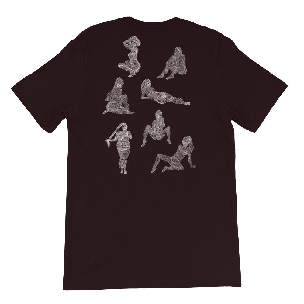 " 6/7 Deadly sins " Front and back Print Dark Short-Sleeve Unisex T-Shirt