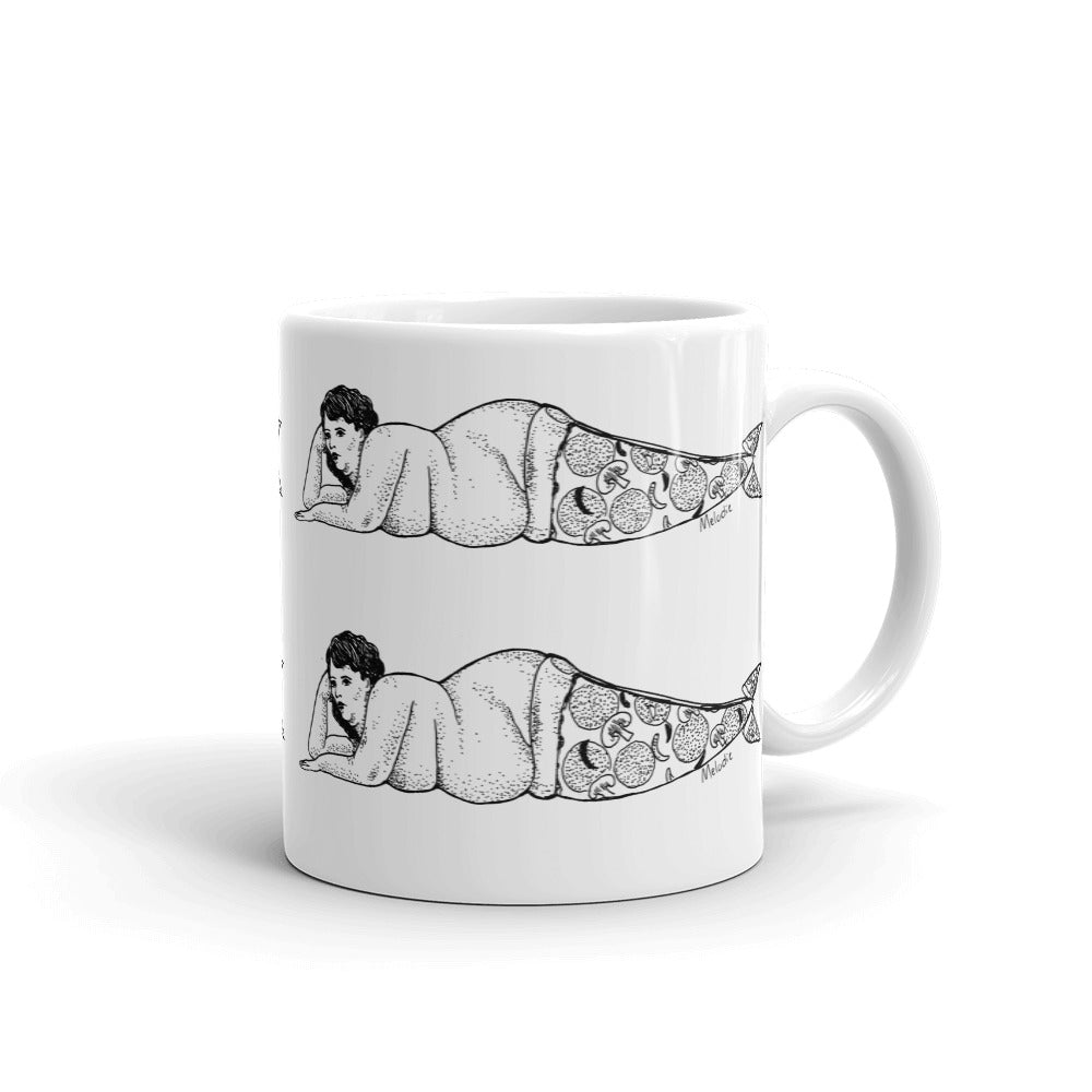 " Pizza Mermaid " Mug