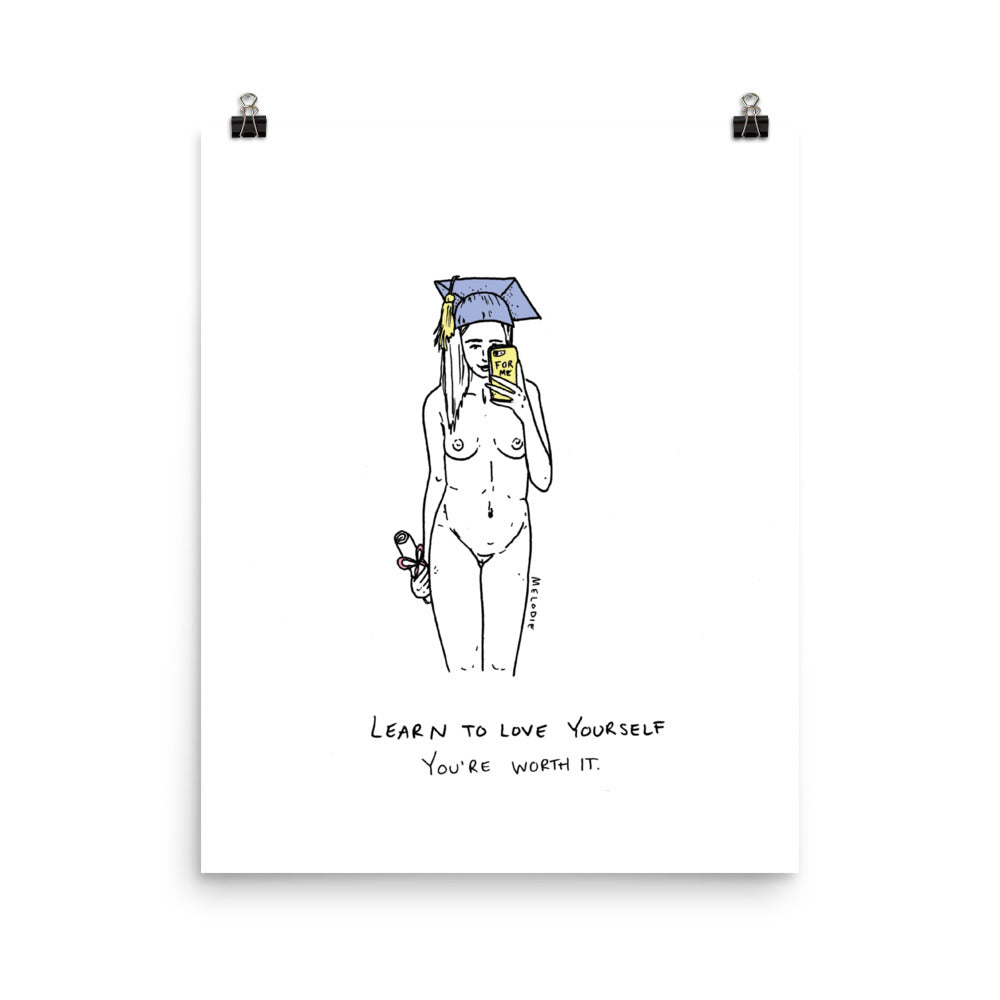 " Learn to Love yourself " Poster