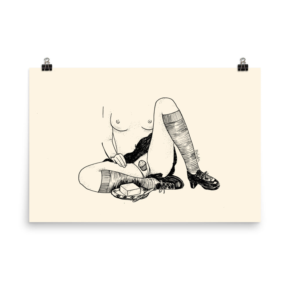 " Butter My Muffin " Print / Poster