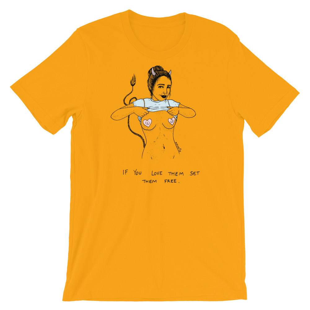 " If You Love Them Set Them Free " Short-Sleeve Unisex T-Shirt