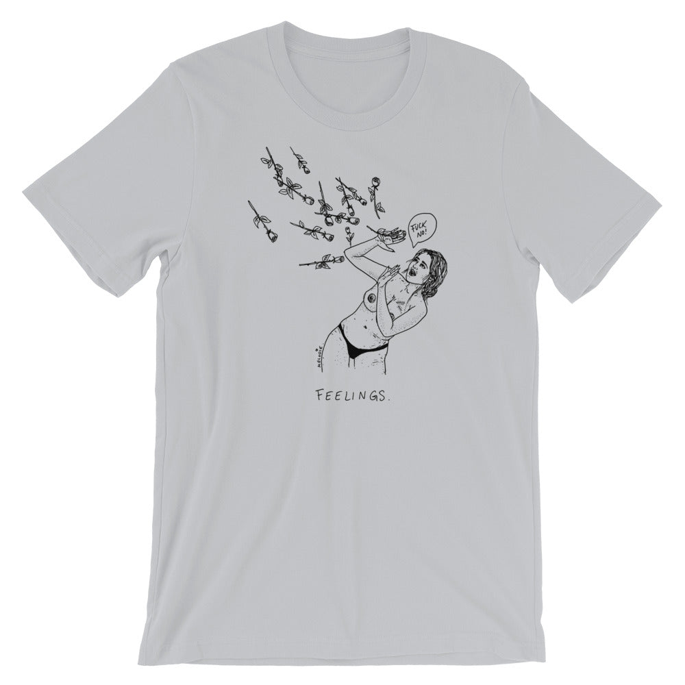 " Feelings, Fuck No " Short-Sleeve Unisex T-Shirt
