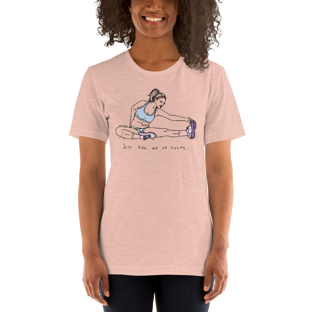 " Just Ran Out Of Fuck ( Front & Back ) " Short-Sleeve Unisex T-Shirt