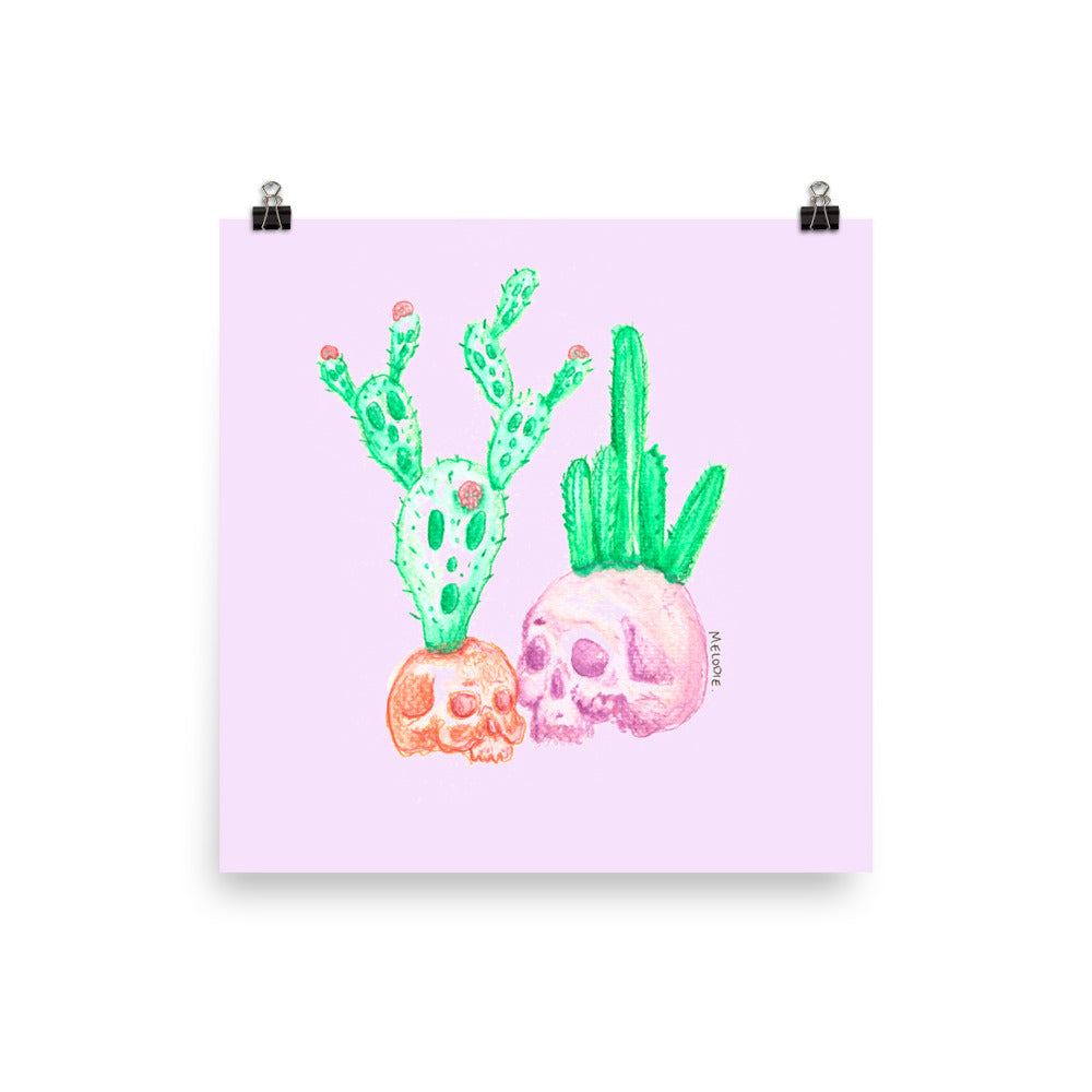 " Tête De Cactus 1 " Print / Poster