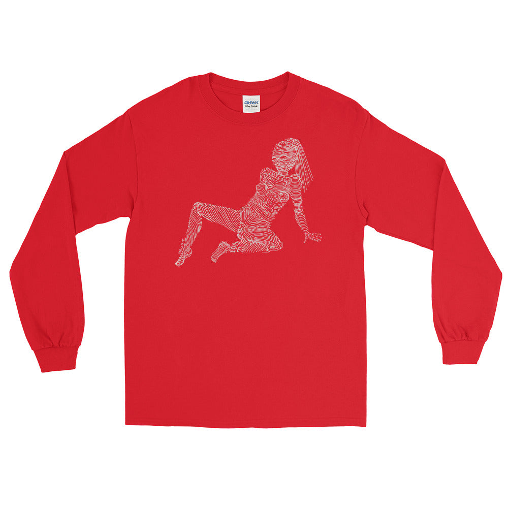 " 6/7 Deadly sins " Front and back Print Dark Men’s Long Sleeve Shirt