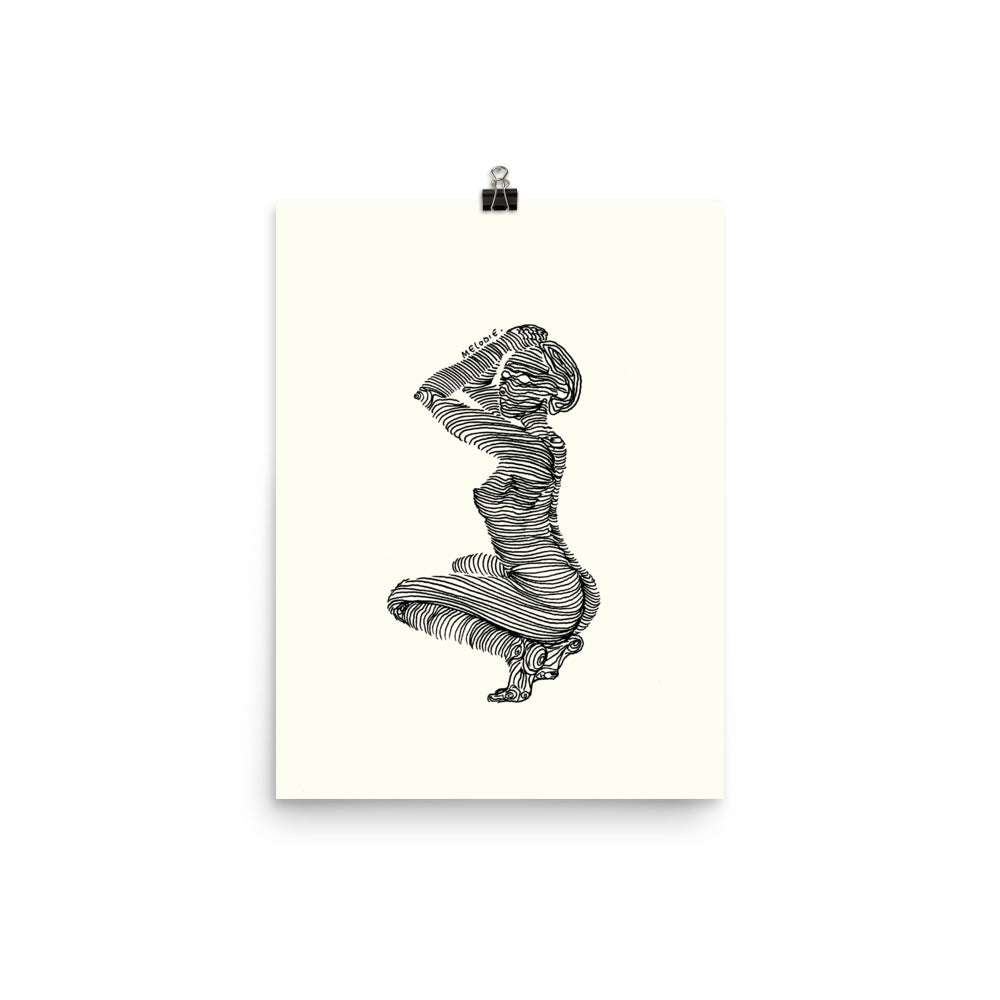 " 7/7 Deadly sins " Black Ink, Print/Poster
