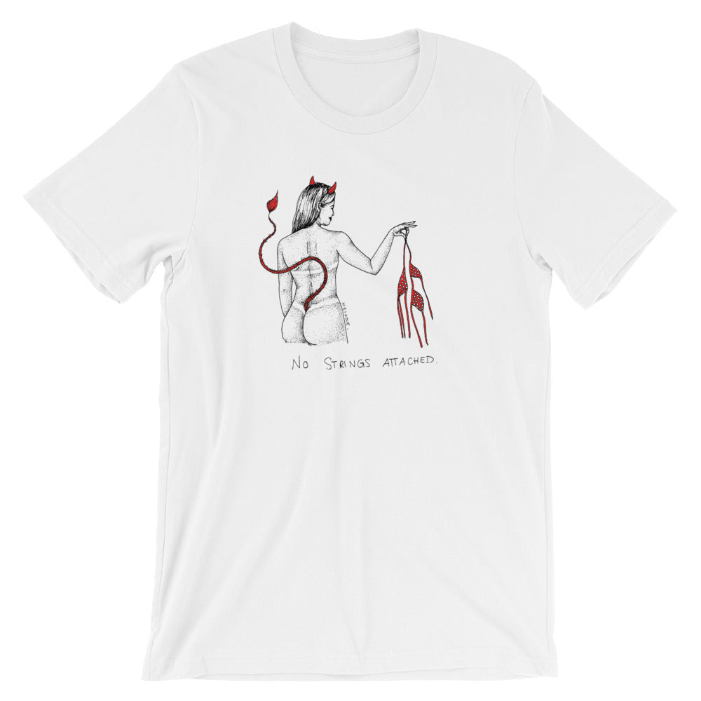 " No Strings Attached " Short-Sleeve Unisex T-Shirt