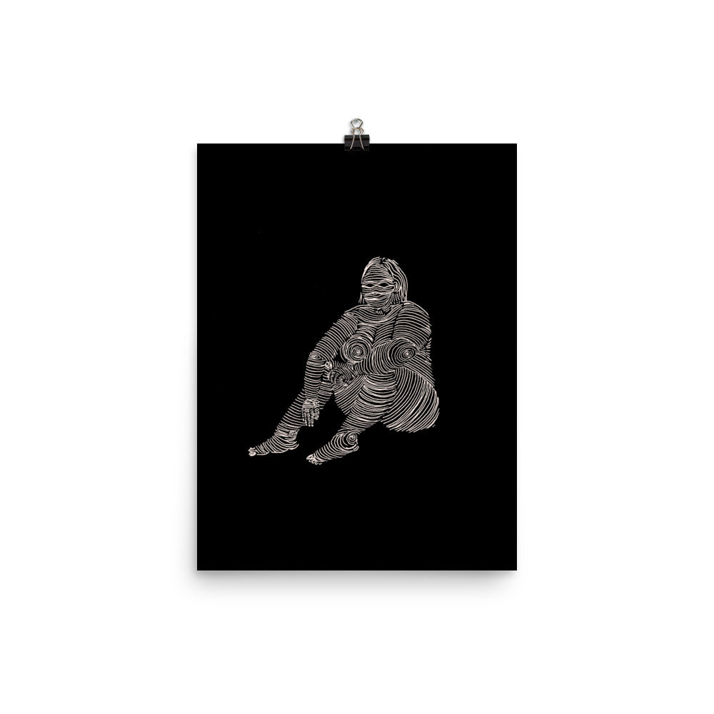 " 5/7 Deadly sins " White Ink, Print/Poster