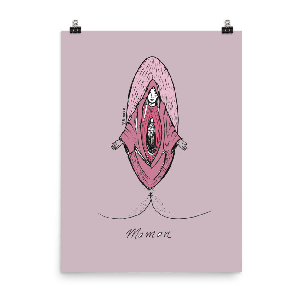" Ave Vagina " Enhanced Matte Paper Poster / Print (in)
