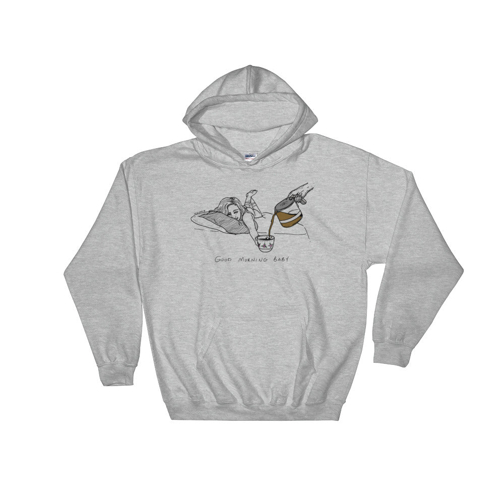 " Good Morning Baby " Unisex Heavy Blend Hooded Sweatshirt