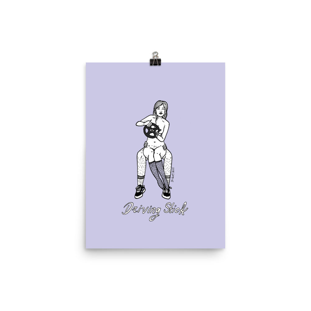 " Driving Stick " Print / Poster