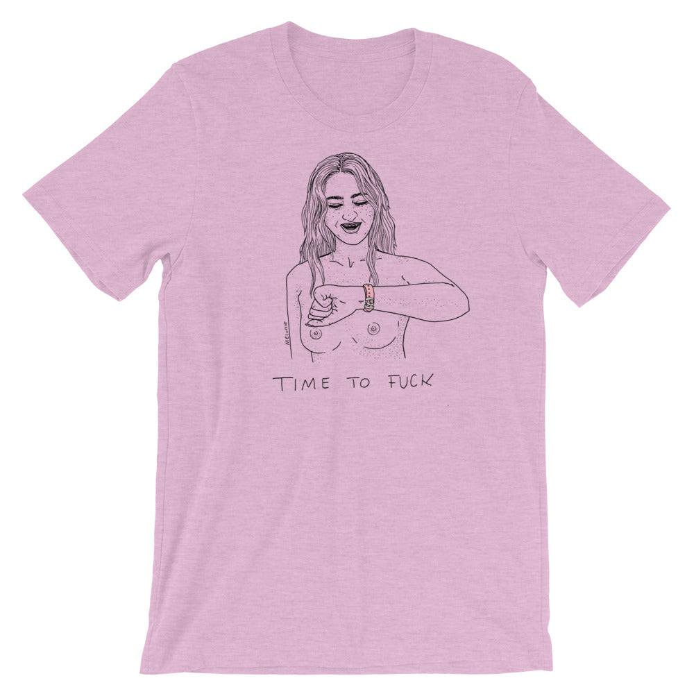 " Time To Fuck " Short-Sleeve Unisex T-Shirt