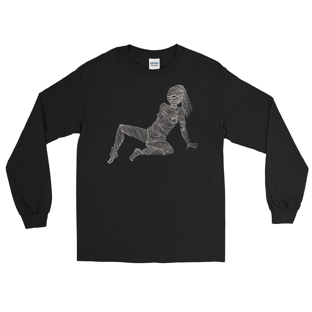 " 6/7 Deadly sins " Front and back Print Dark Men’s Long Sleeve Shirt