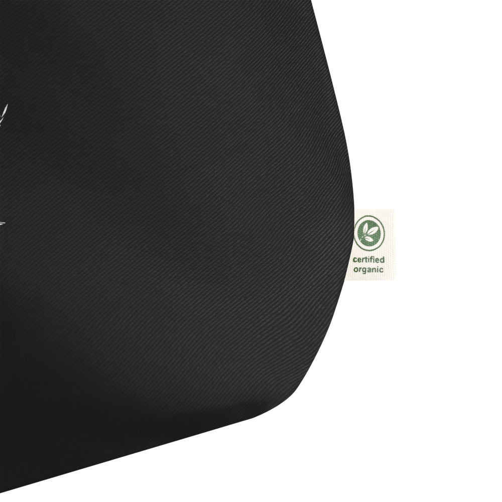 " Drool Emoji " Large organic tote bag
