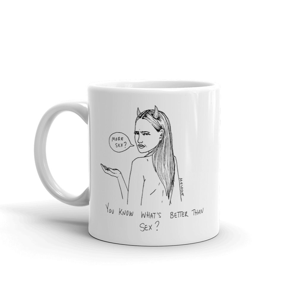 " what's better than sex ? / After good sex " Pervert combo Mug