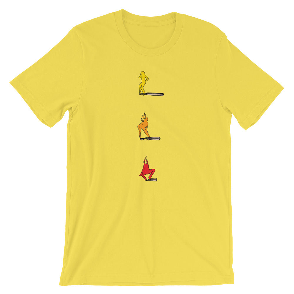 " playing with fire " Short-Sleeve Unisex T-Shirt