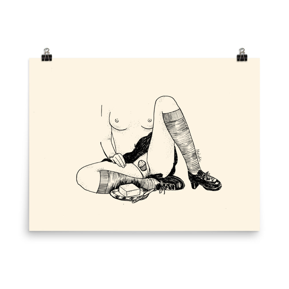 " Butter My Muffin " Print / Poster