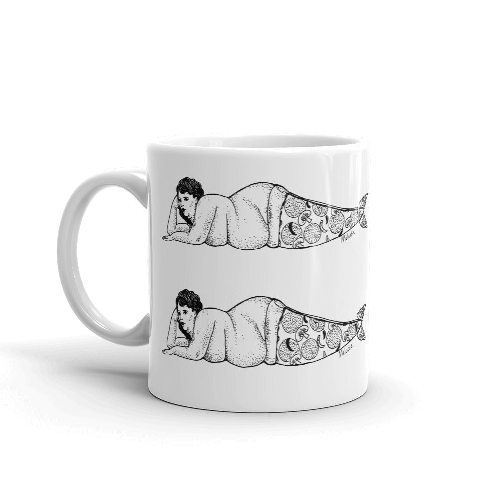 " Pizza Mermaid " Mug