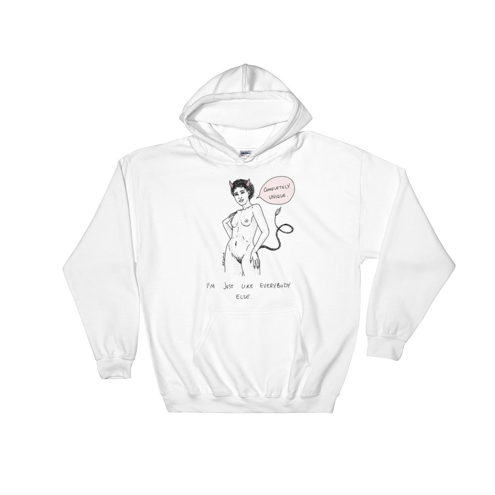 " Completely Unique " Unisex Hooded Sweatshirt