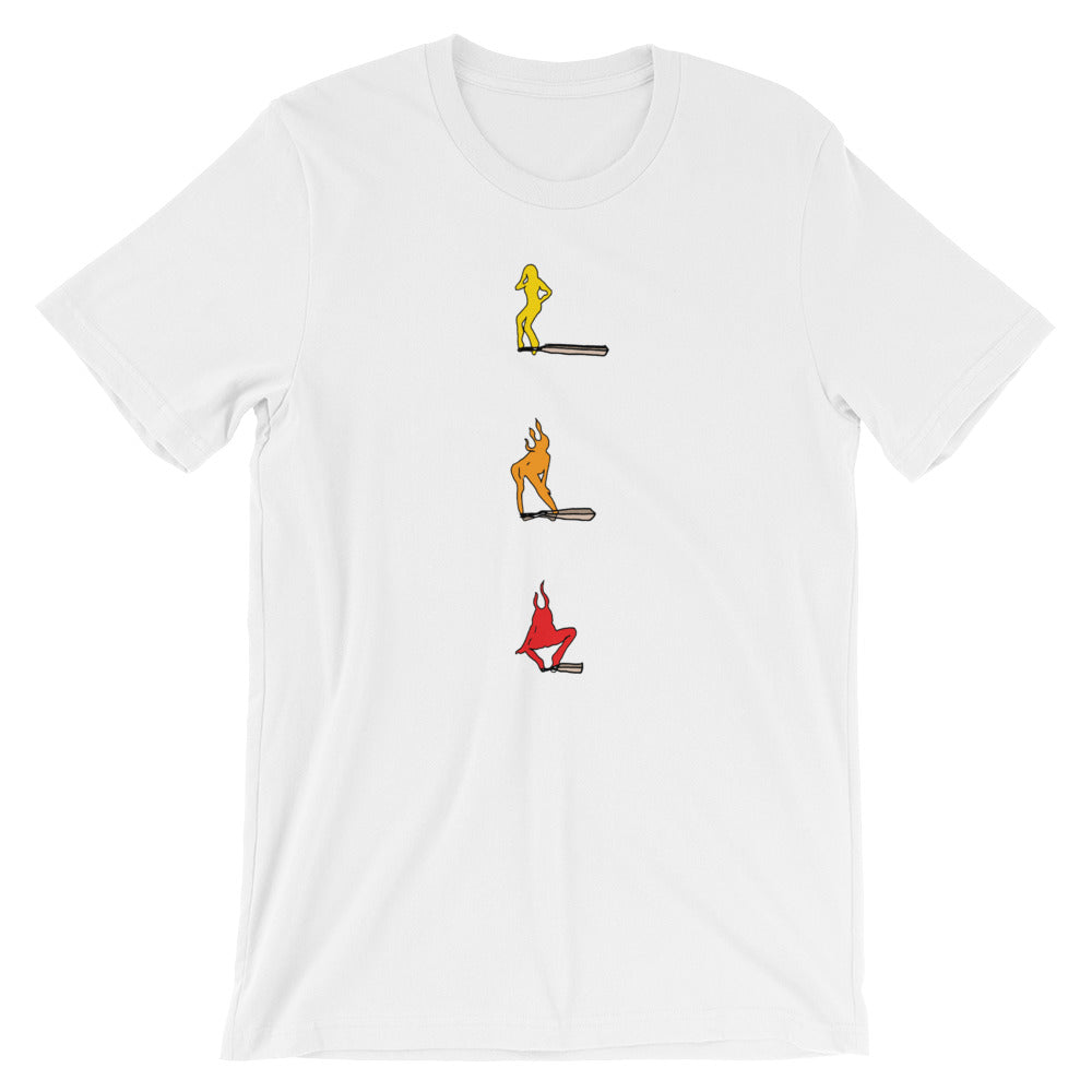 " playing with fire " Short-Sleeve Unisex T-Shirt