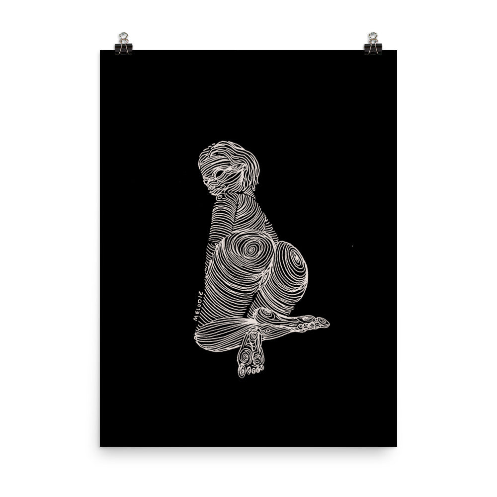 " 7 Deadly Sins + 2 " White Ink Print / Poster