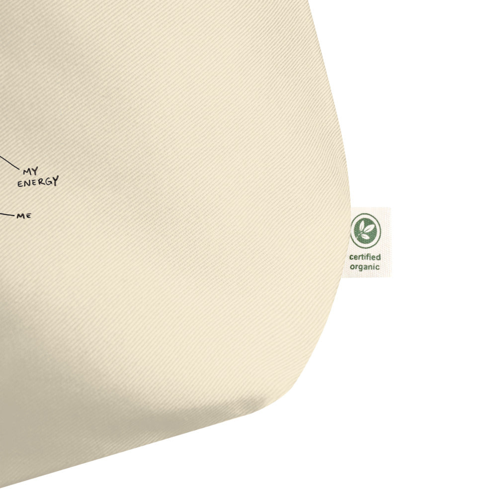" Big Dick Energy " Large organic tote bag