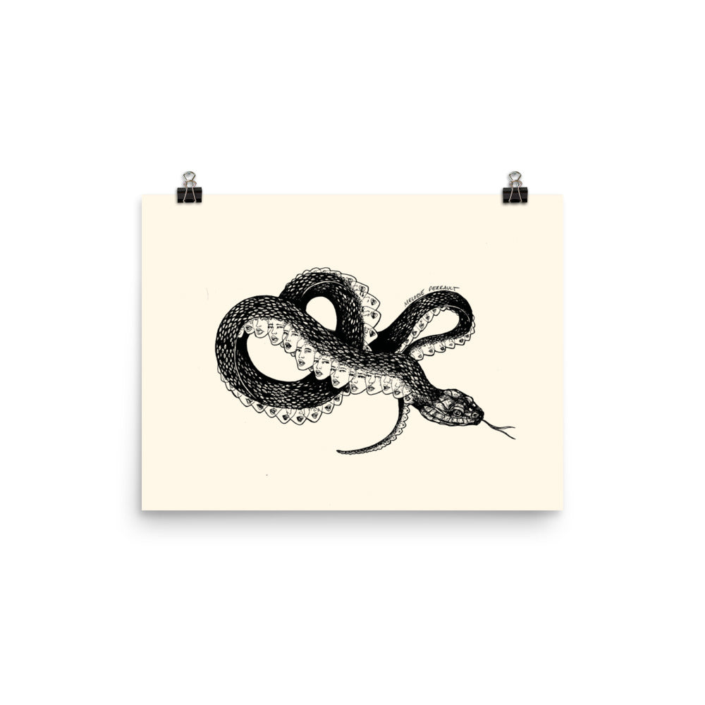 " Inverted Medusa " Print Poster