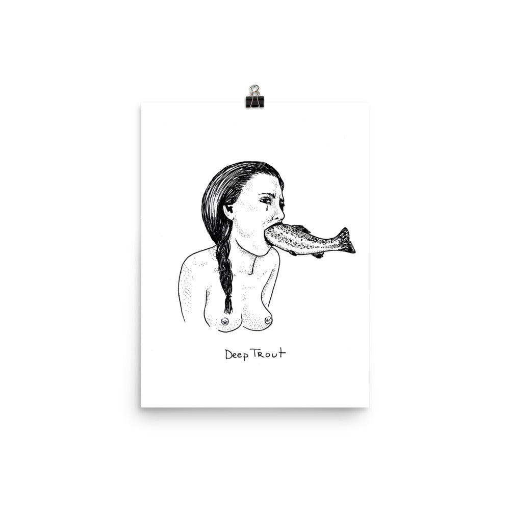 " Deep Trout " Print / Poster
