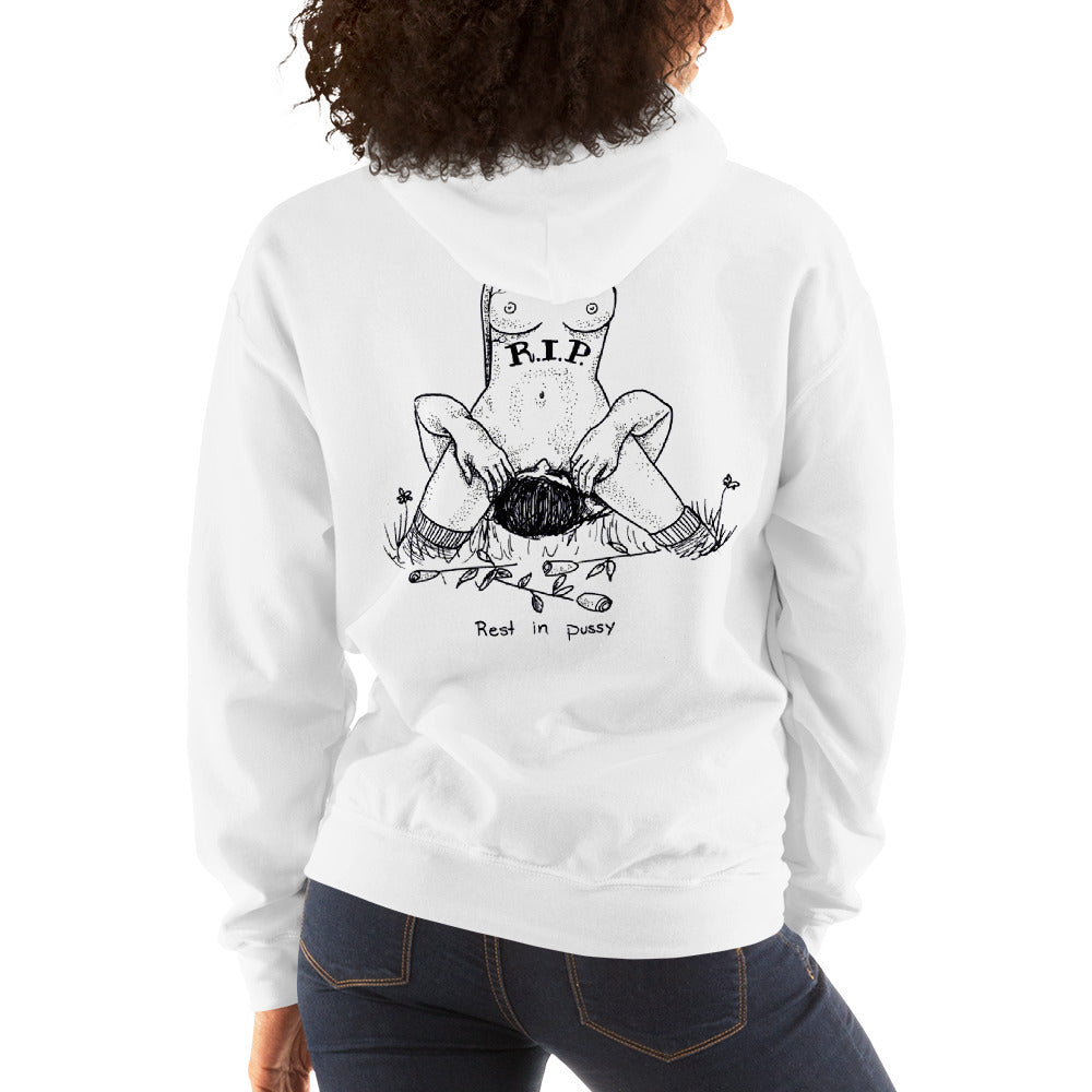 " Us x Rest In Pussy " Combo Unisex Hooded Sweatshirt