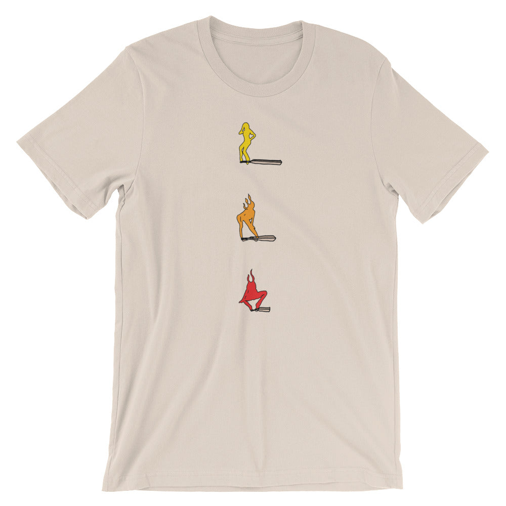 " playing with fire " Short-Sleeve Unisex T-Shirt
