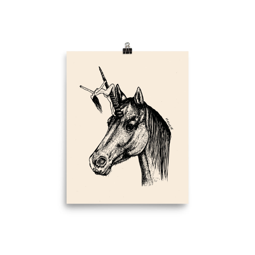 " La Licorne " Print / Poster