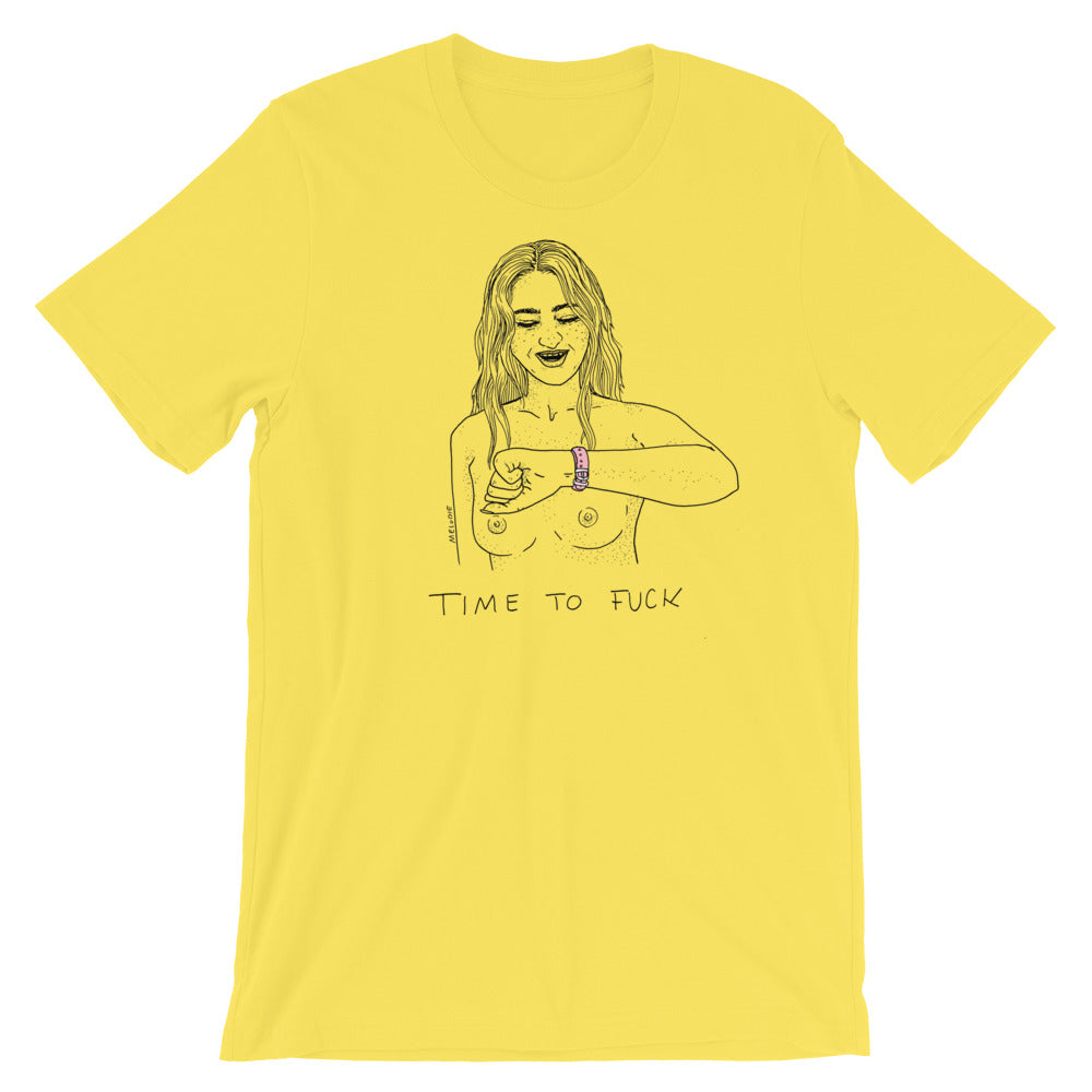 " Time To Fuck " Short-Sleeve Unisex T-Shirt