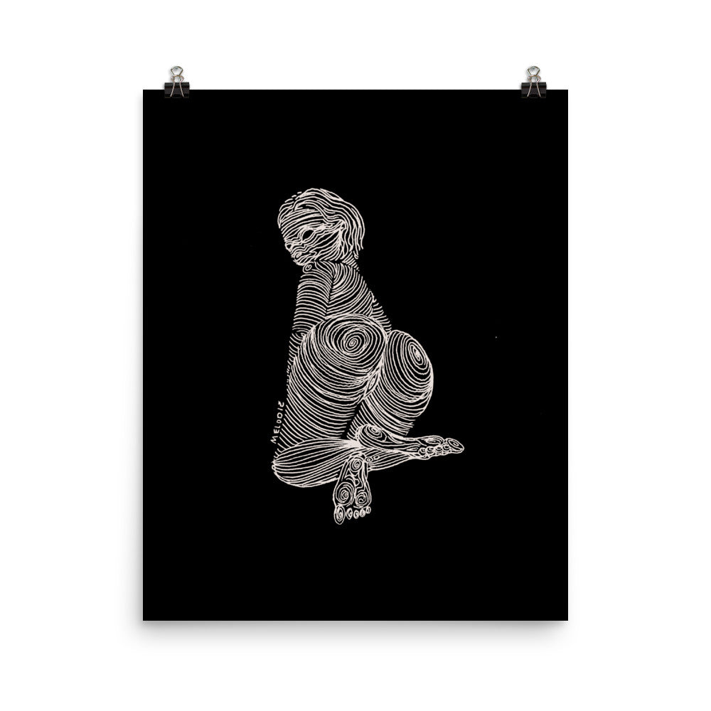 " 7 Deadly Sins + 2 " White Ink Print / Poster