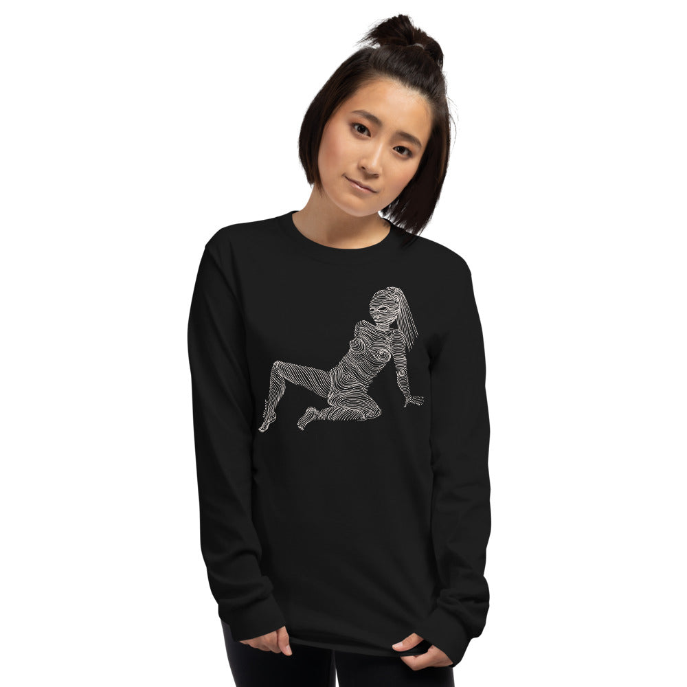 " 6/7 Deadly sins " Front and back Print Dark Men’s Long Sleeve Shirt