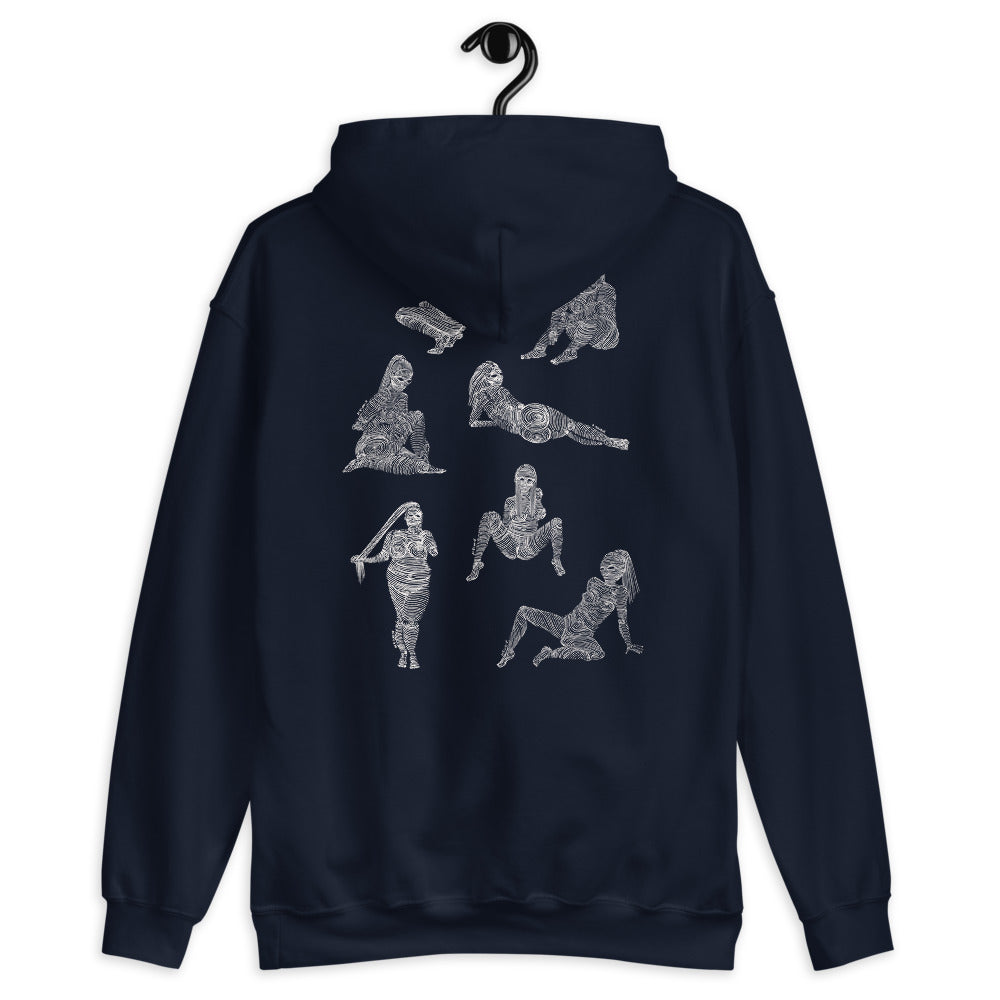 " 2/7 Deadly sins " Front and back Print Dark Unisex Hoodie