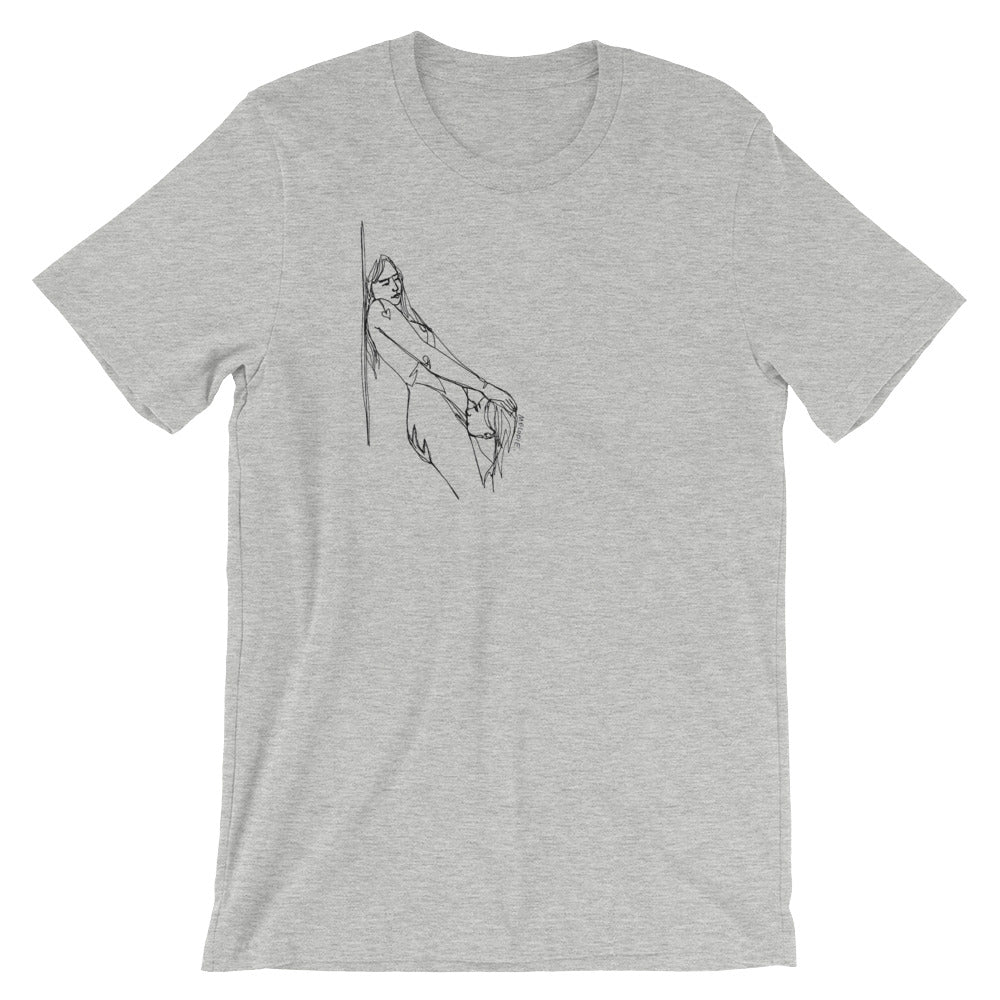 " Happy Meal " Front And Back Print. Unisex Short Sleeve Jersey T-Shirt with Tear Away Label