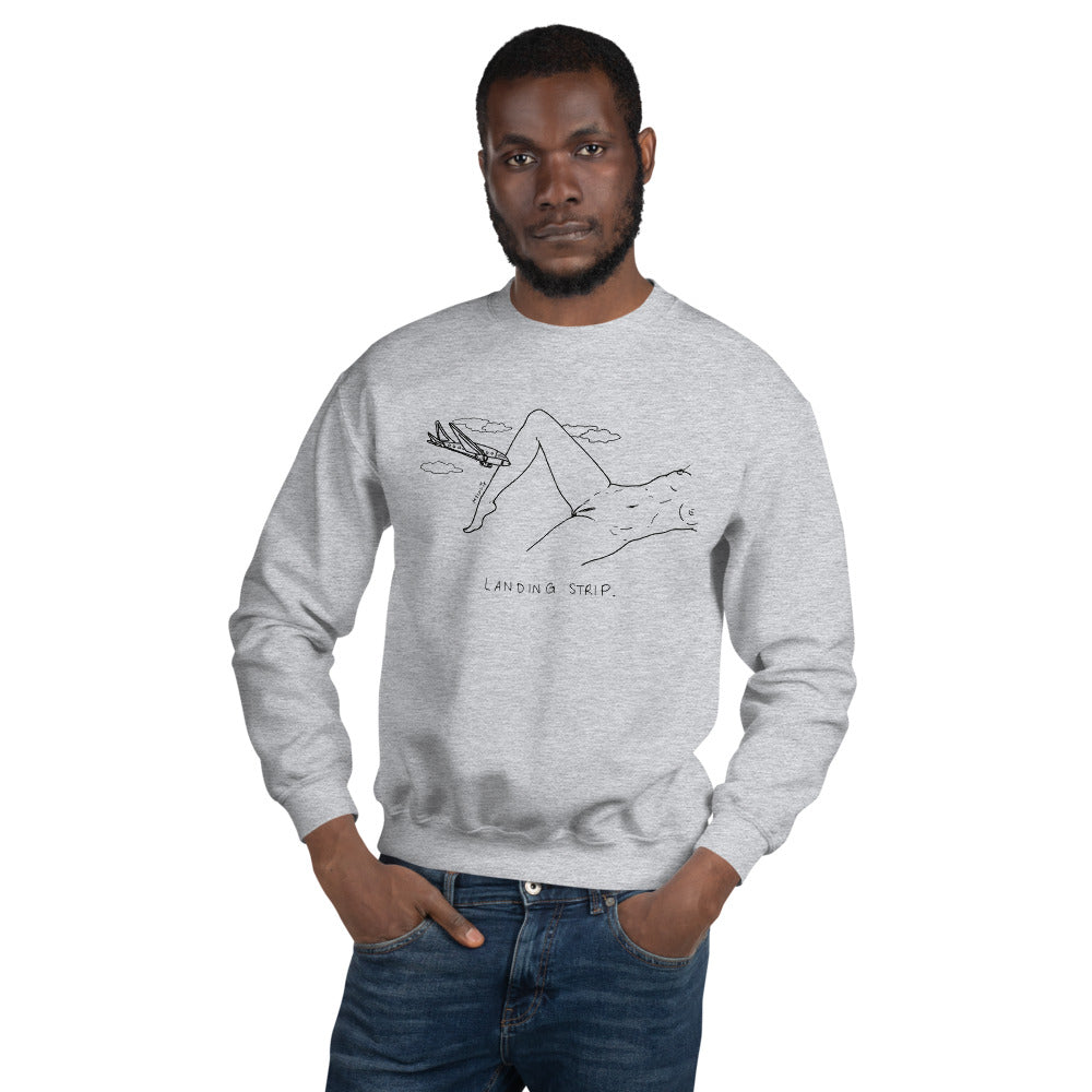 " Landing Strip " Unisex Sweatshirt
