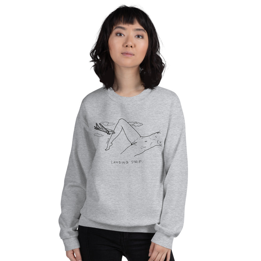 " Landing Strip " Unisex Sweatshirt