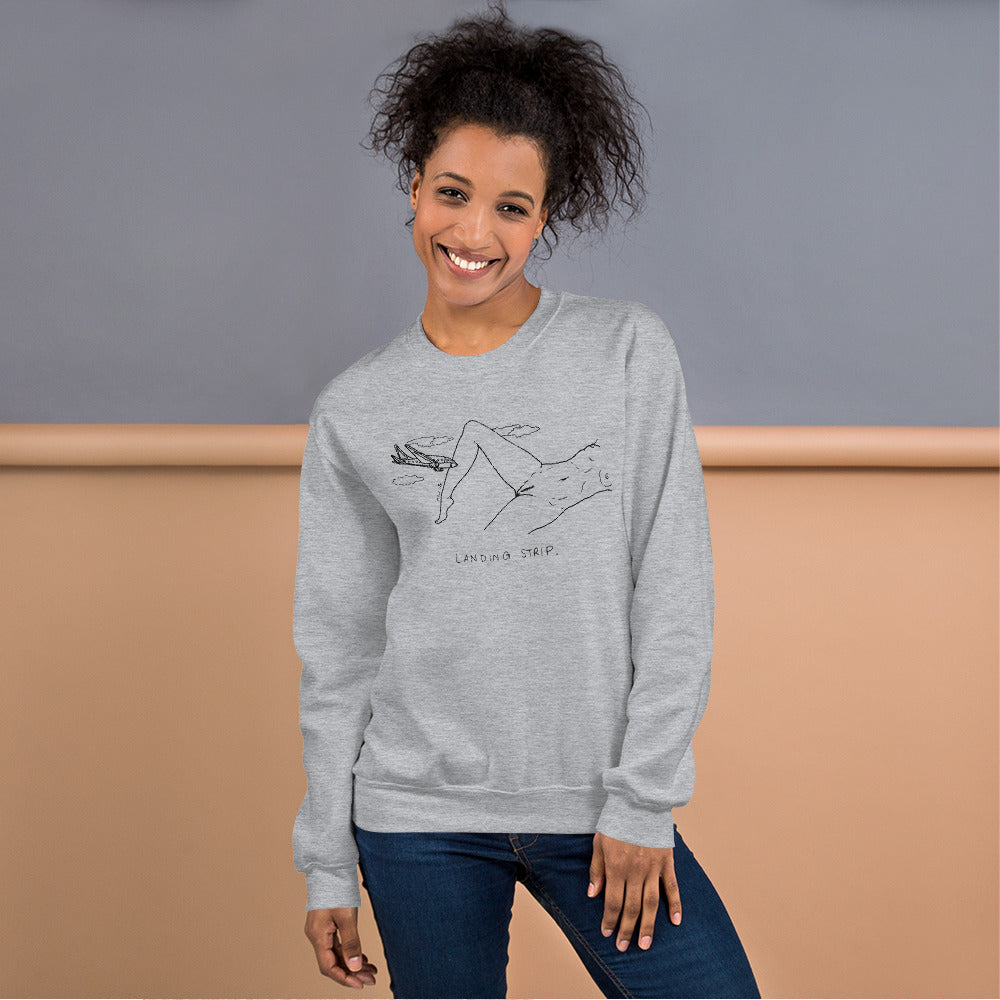 " Landing Strip " Unisex Sweatshirt