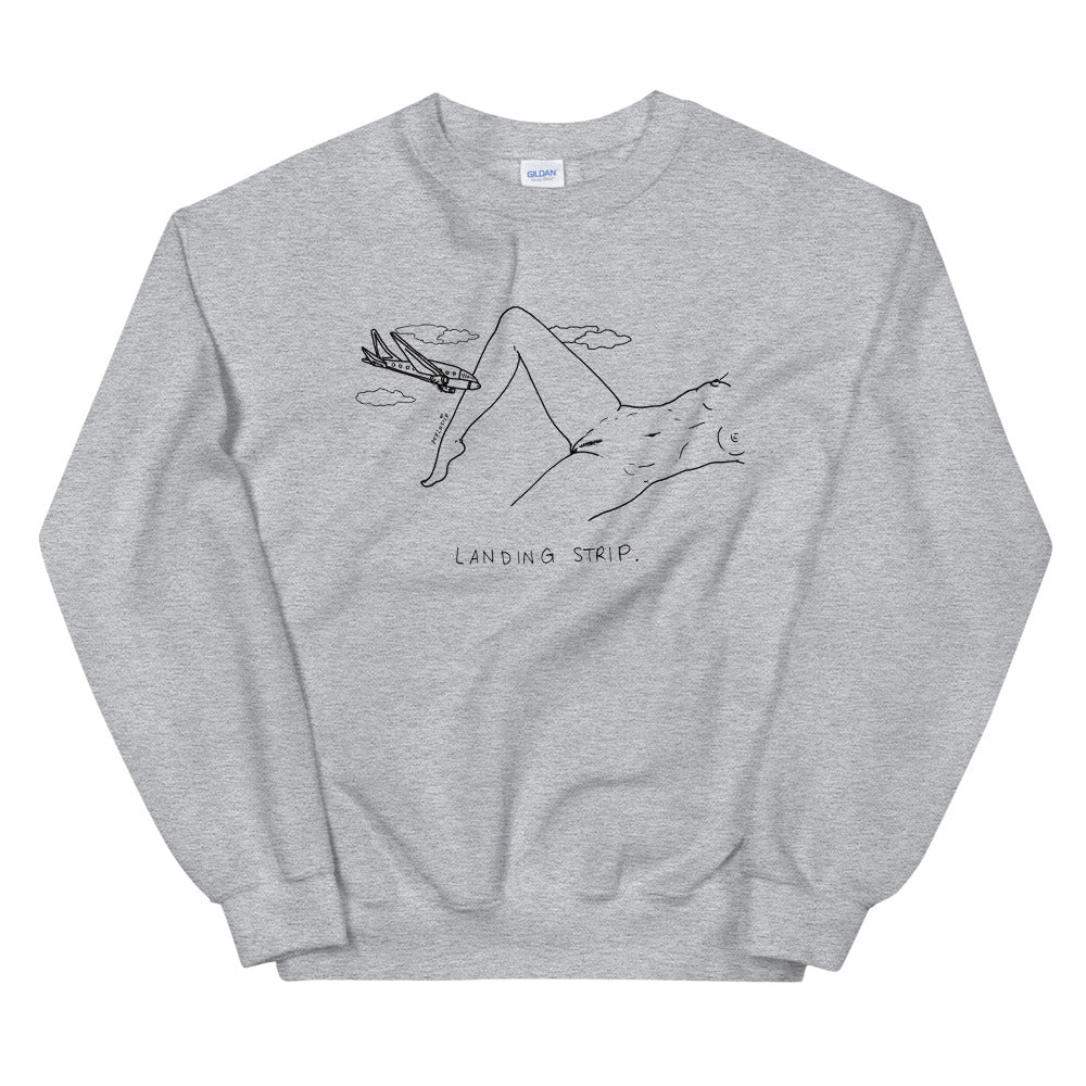 " Landing Strip " Unisex Sweatshirt