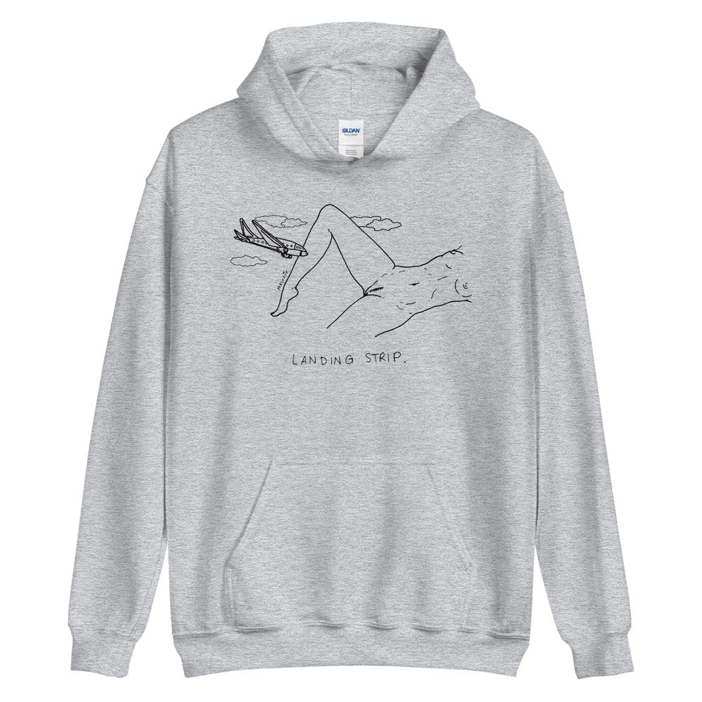 " Landing Strip " Unisex Hoodie