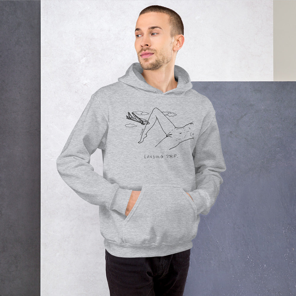 " Landing Strip " Unisex Hoodie