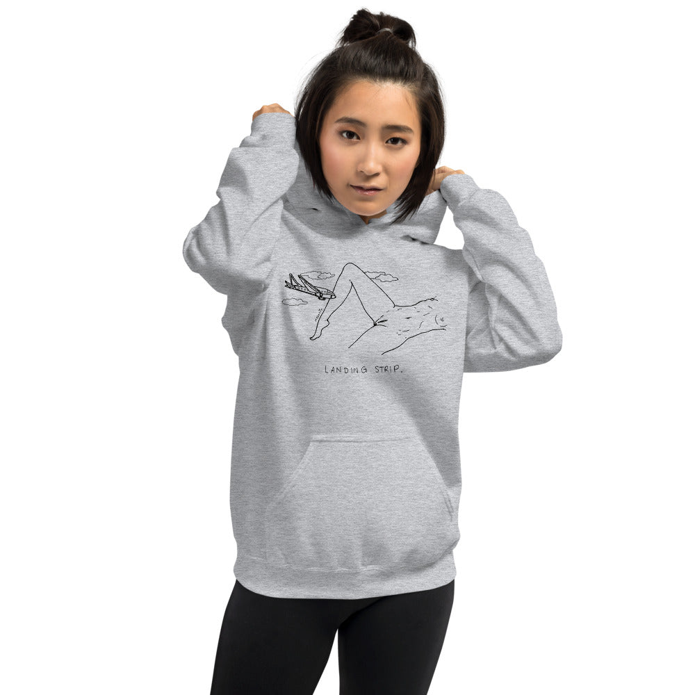 " Landing Strip " Unisex Hoodie