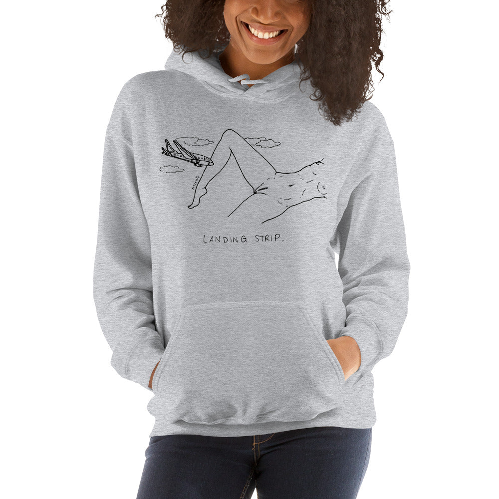 " Landing Strip " Unisex Hoodie