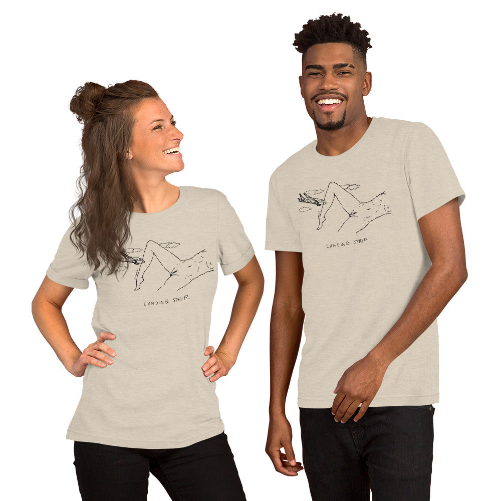 " Landing Strip " Short-Sleeve Unisex T-Shirt
