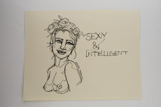 " Sexy & Intelligent " Original Artwork